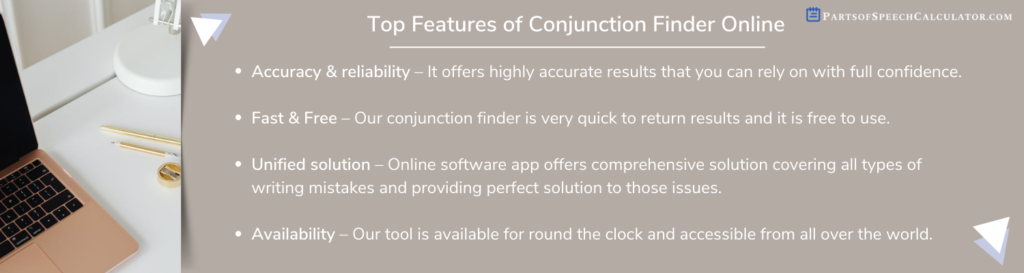 conjunction finder tool