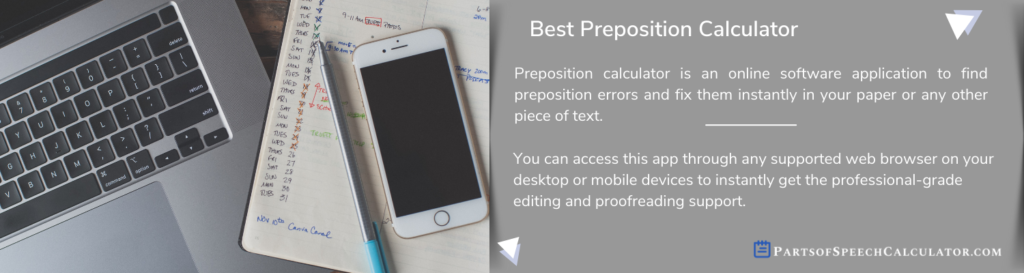preposition calculator